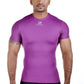 Breathe Fit Compression T, Short Sleeve - Purple