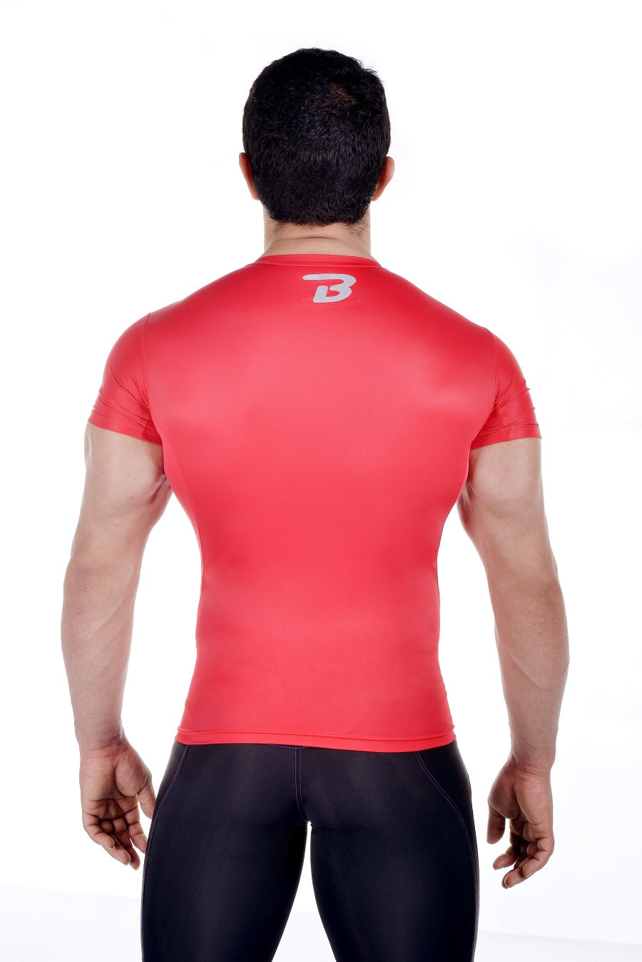 Breathe Fit Compression T, Short Sleeve - Red